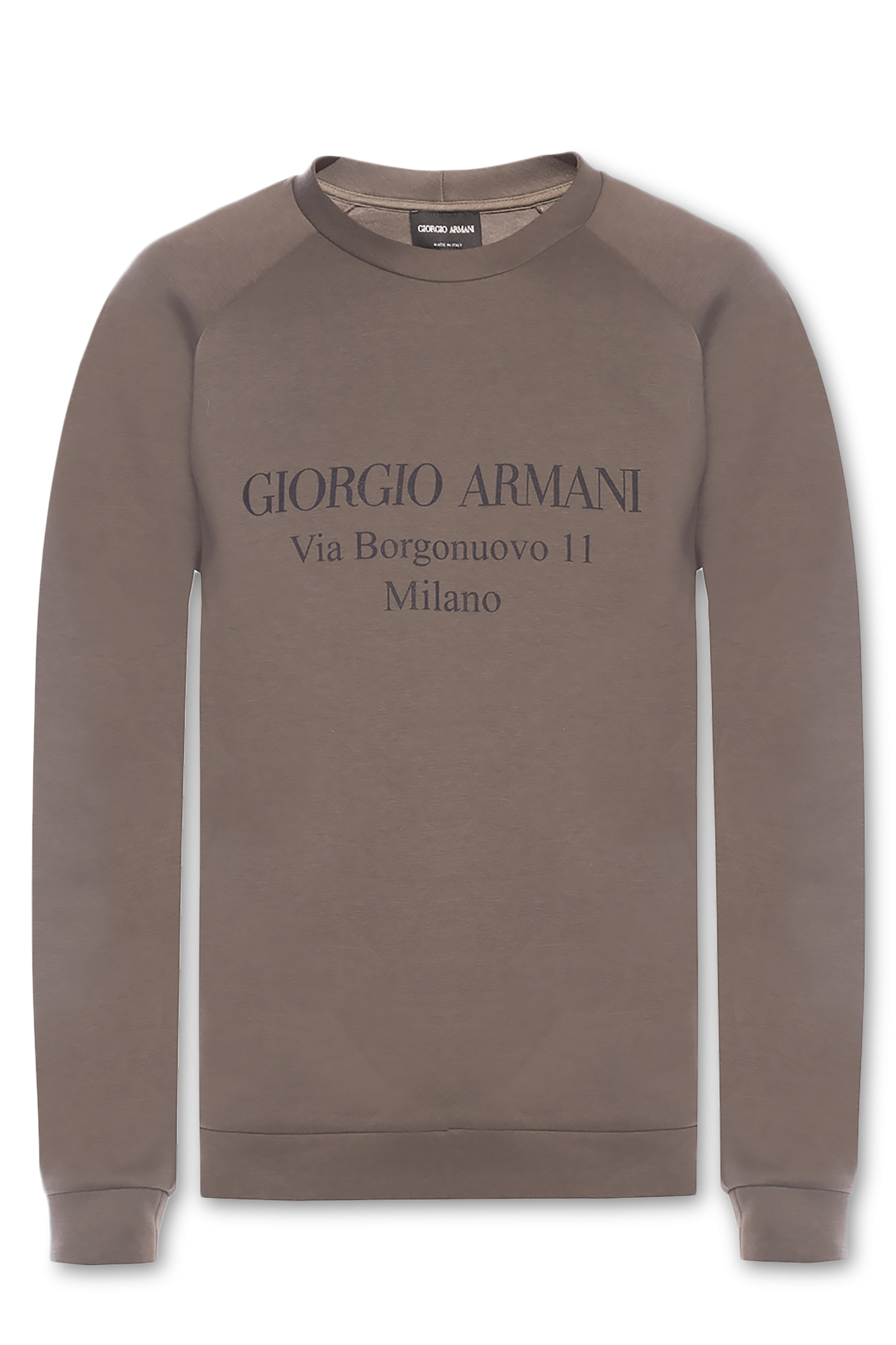 Giorgio Armani Sweatshirt with logo Men s Clothing Vitkac